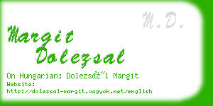 margit dolezsal business card